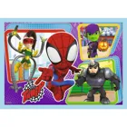 TR34611 - 4 in 1 Puzzle - Spider-Man Junior