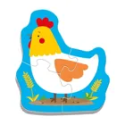 TR36070 - Baby puzzle animals on the farm - 18 pieces