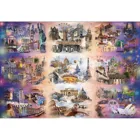 TR81030 - Endless jigsaw puzzle 13,500 pieces - Cities beyond the clouds