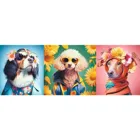 TR29517 - Panorama Puzzle 500 Teile - Hunde Fashion Week