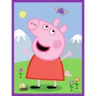 TR43001 - Primo Baby Puzzle, 2 puzzles of 10 pieces each 2 colouring pages, Peppa Pig