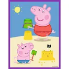 TR43001 - Primo Baby Puzzle, 2 puzzles of 10 pieces each 2 colouring pages, Peppa Pig