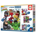 Spidey his super friends - Progressive puzzles