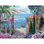 Canvas Mediterranean Landscape