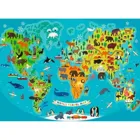 Animal world map